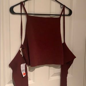 PAC sun wrap crop top